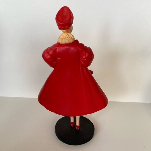 Vintage The Danbury Mint The Red Flare Barbie 1993 - Picture 3 of 5
